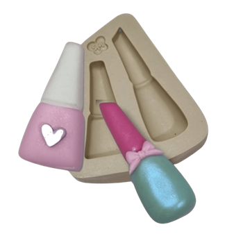 Molde de Silicone Beleza Paixão - Esmaltes - Cód 1198