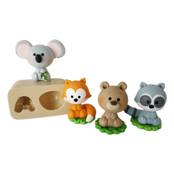 Molde de Silicone Bichinhos sentadinhos Paixão