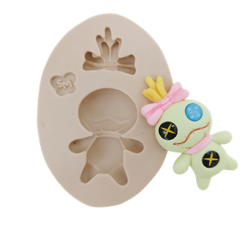 Molde de Silicone Boneca do titi - cod 1532