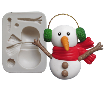 Molde de silicone Boneco de neve cód 202