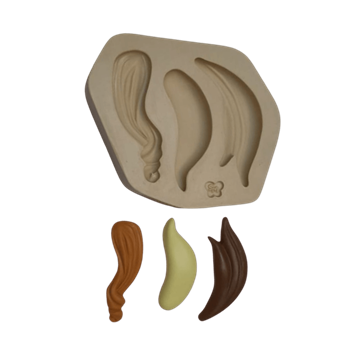 Molde de Silicone Cabelão Paixão Mechas - Cód 1195