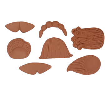 Molde de Silicone Cabelinhos da Van 2 - Cód 995