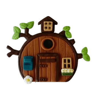 Molde de Silicone Casa menina e o urso - cod 361