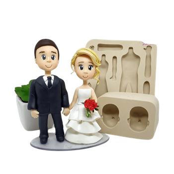 Molde de Silicone Casal Paixão - Cód 484