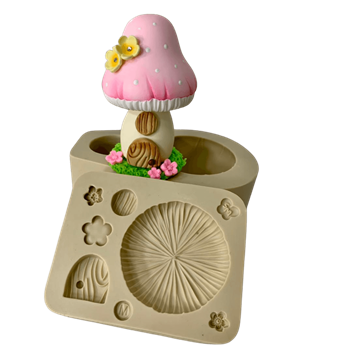 Casinha Cogumelo M - cod 1481