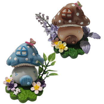Molde de Silicone Casinha Cogumelo - Cód 1631