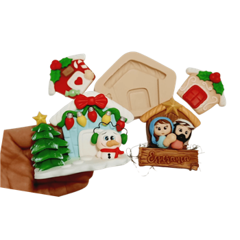 Molde de Silicone Casinha Universal Paixão - Cód 921