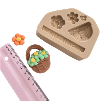 Molde de Silicone Cestinha da Paixão M