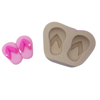 Molde de Silicone Chinelinho da Van