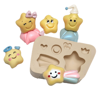 Molde de Silicone para Biscuit Constelação - Cód 1012