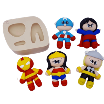 Molde de Silicone Cut Doll - Cód 468