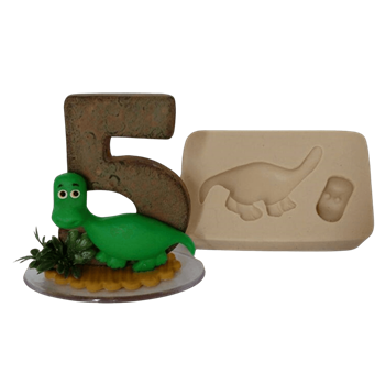 Molde de silicone Dino P - cód 261