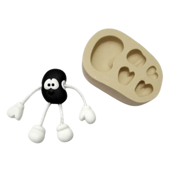Molde de Silicone Feijão Divertido - Cód 441