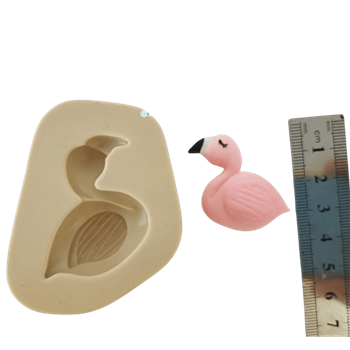 Molde de Silicone Flamingo Paixão