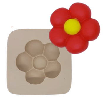 Molde de Silicone Flor Gordinha da Van