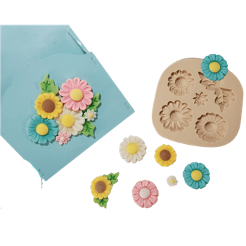 Molde de silicone - Flores da Paixão cód 198