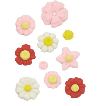 Molde de Silicone Flores silvestres Mini - Cód 974