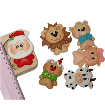 Molde de Silicone Fofurinhos Paixão - Cód 922