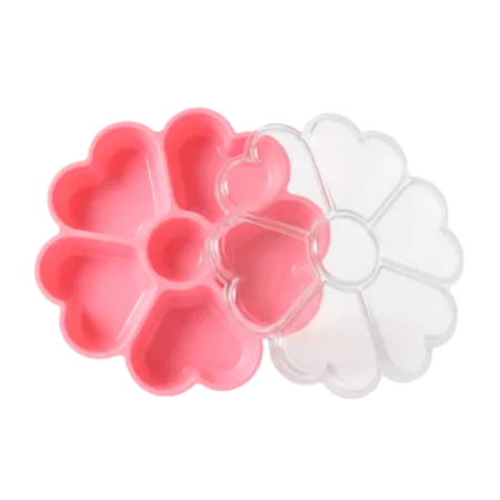 Fondue Box Flor de Corações Petisqueira Rosa Candy