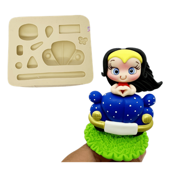 Molde de Silicone Fusquinha da Van - Cód 990