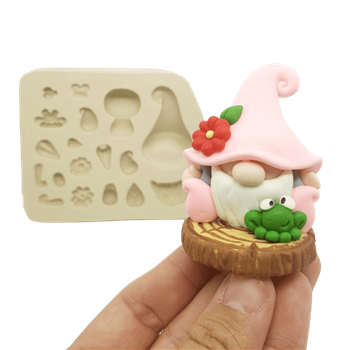Molde de Silicone Gnomos da Van - Cód 977