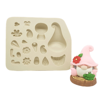 Molde de Silicone Gnomos da Van - Cód 977