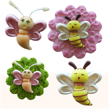 Molde de Silicone Insetinho charmosinho - Cód 1581
