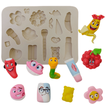 KIt Apliques Gelatinas Divertidas P - Cód 1666