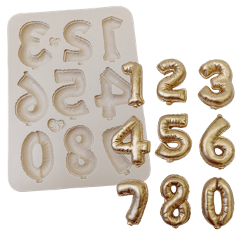Kit Balões Metalizados Números - Cód 1656