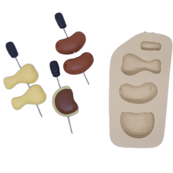 Molde de Silicone Kit Churrasco P da Van