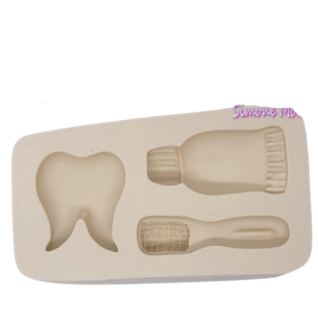 Molde de Silicone Kit Dentinho da Van