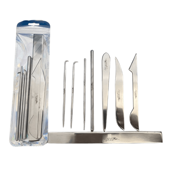 Kit Ferramentas de Inox - 8 peças
