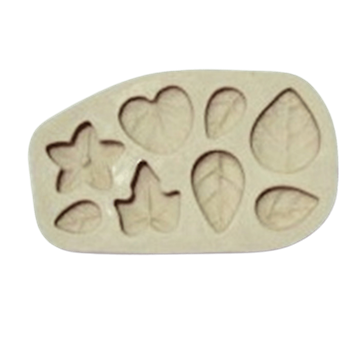 Molde de Silicone Kit Folhas - Cód 430