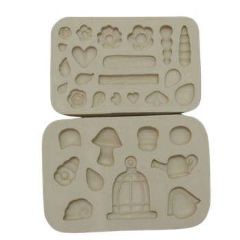 Molde de silicone Kit Jardim da Van - Cód 330