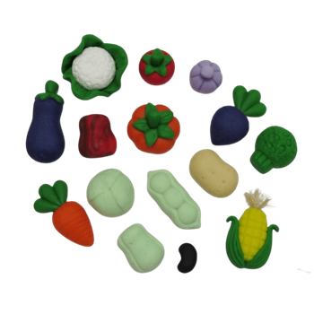 Molde de silicone Kit Legumes - cód 331