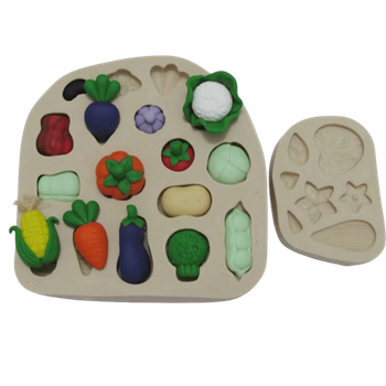 Molde de silicone Kit Legumes - cód 331