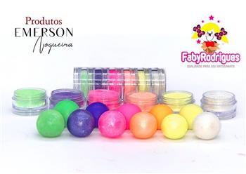 Kit pó magico fluorescente brilhante