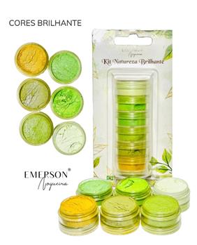 Kit pó magico natureza brilhante