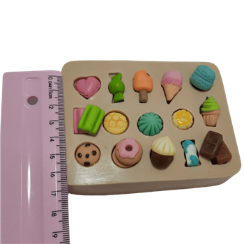 Molde de Silicone Mini Doçuras Paixão - Cód 763