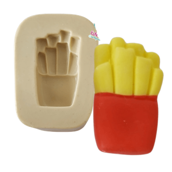 Molde de Silicone Mini Fritas