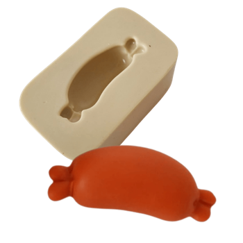 Molde de Silicone Mini Salsicha