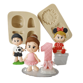 Molde de Silicone Mini Topinhos