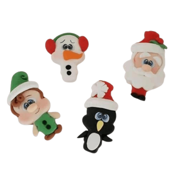 Molde de SIlicone Mix de Natal - Cód 499