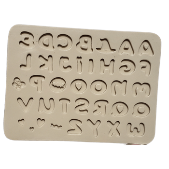 Molde de Silicone Alfabeto hallowlove - P - cod 1518