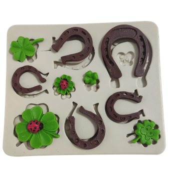 Molde de Silicone Amuletos da sorte - cod 1524