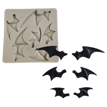Molde de Silicone Asas de morcego - cod 1523