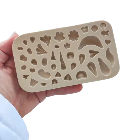 Molde de Silicone Acessórios Pedra da Calma P  - Cód 2322