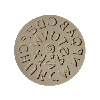Molde de Silicone Alfabeto Oceano - Simone - Cód 1677