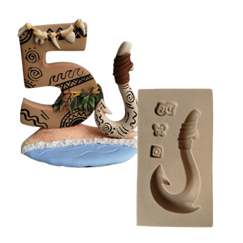 Molde de Silicone Anzol G - Cód 1697