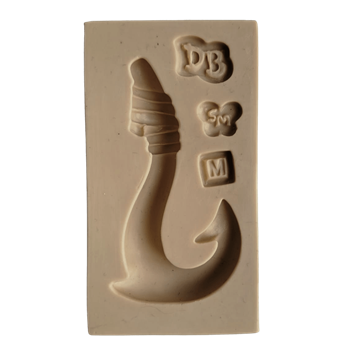 Molde de Silicone Anzol M - Cód 1696